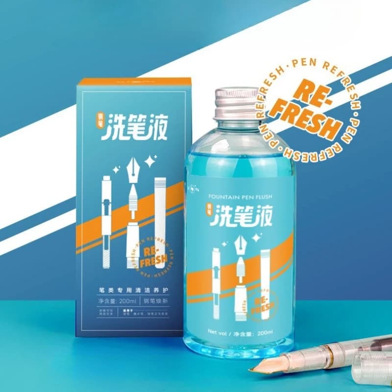 200ml Pen Cleaning Solution Effectively Cleans and Removes Stains Without Damage The Pen Tip for Daily Pen Maintenance