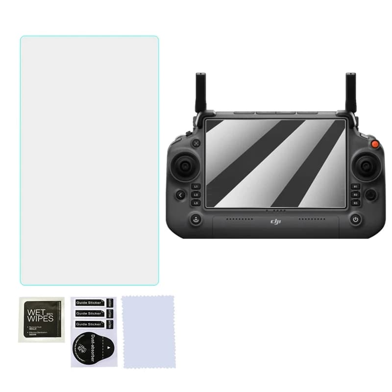 Pellicola in vetro temperato per DJI RC Plus Pellicola protettiva per telecomando per drone DJI T40 / M30T / T20P/PM320/WM630/RM700/M300