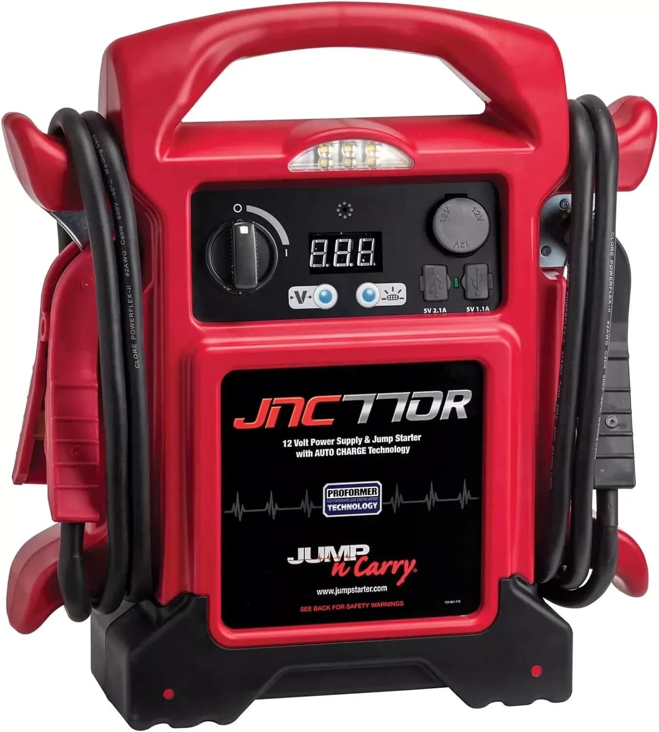 Avviatore di Emergenza Portatile per Camion, Batteria di Avviamento per Veicoli Pesanti, 1700 Ampere