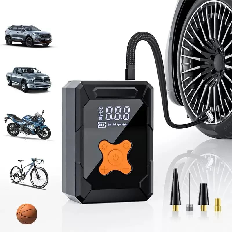 Xiaomi Pompa d'aria Pneumatico per auto portatile Veicolo elettrico Pneumatico per moto Pompa d'aria Cilindro d'aria Display digitale wireless Power Bank