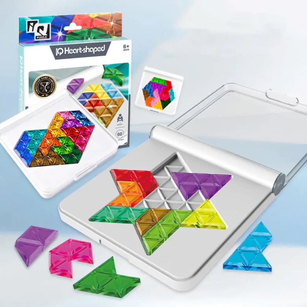 Gioco da Tavolo Educativo per Allenamento del Pensiero Logico, Tangram Intelligente, Forme Multiple, Divertente Puzzle Sudoku Montessori