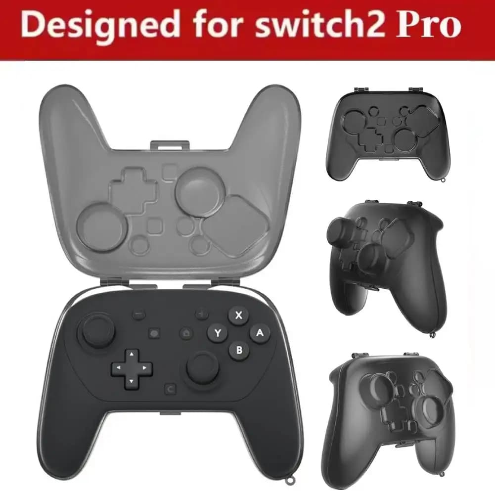 Per Nintendo Switch 2 Pro Maniglia di gioco Custodia rigida per PC Custodia protettiva per gamepad Custodia per controller portatile Accessori da gioco