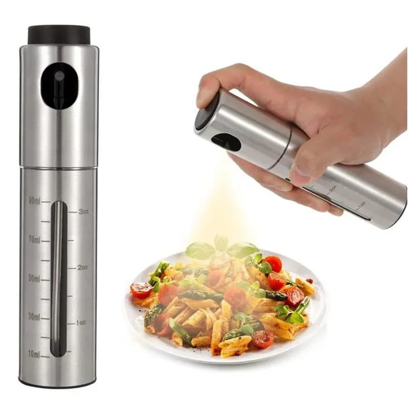 Stainless Steel Barbecue Olive Oil Spray 304, Bottle Oil and Vinegar Spray, BBQ Spray, Cooking Bottle