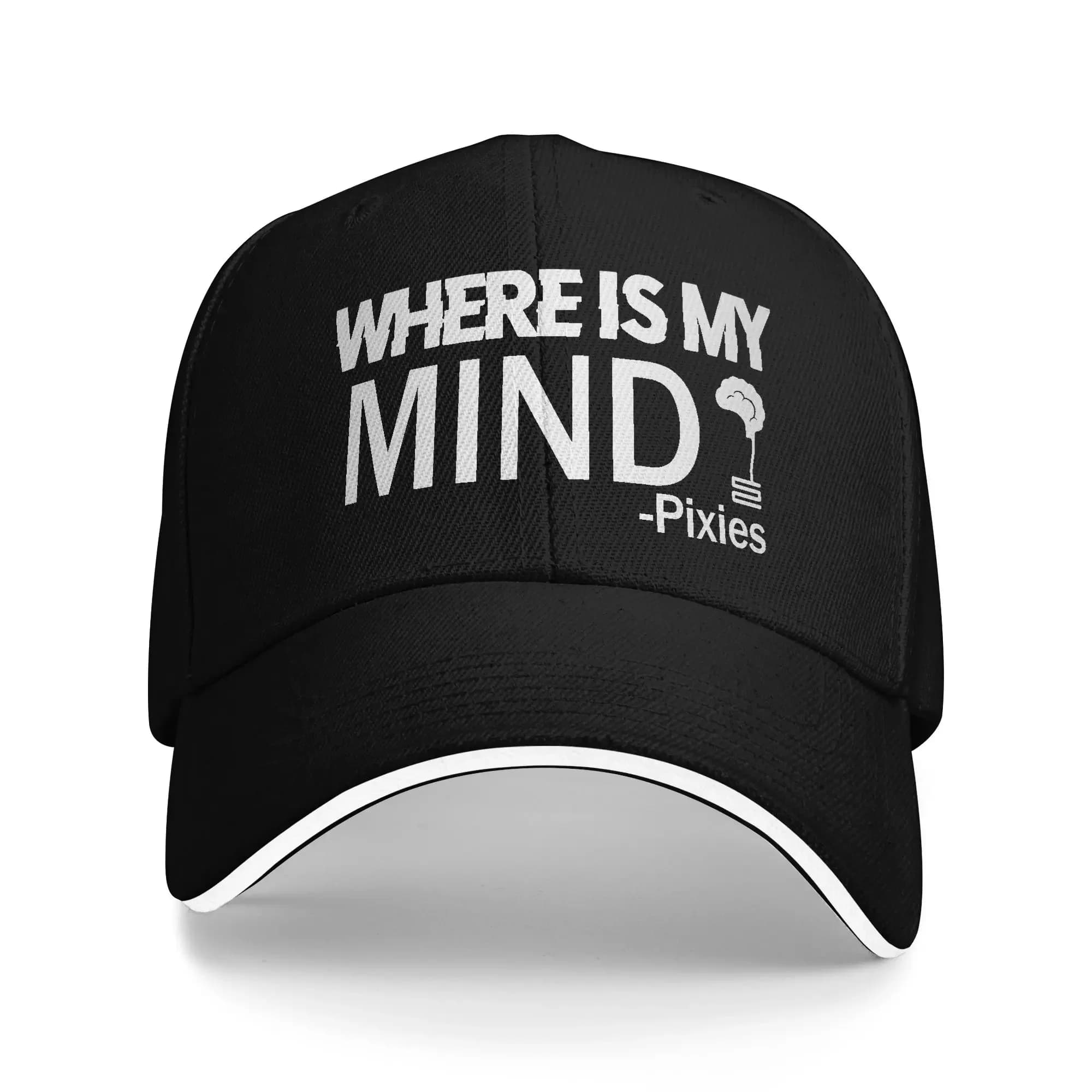 Pixies Where Is My Mind Casual Baseball Cap Summer Trucker Hat Sun Visor Kpop Rock Snapback Cap Unisex-Teens Baseball Caps