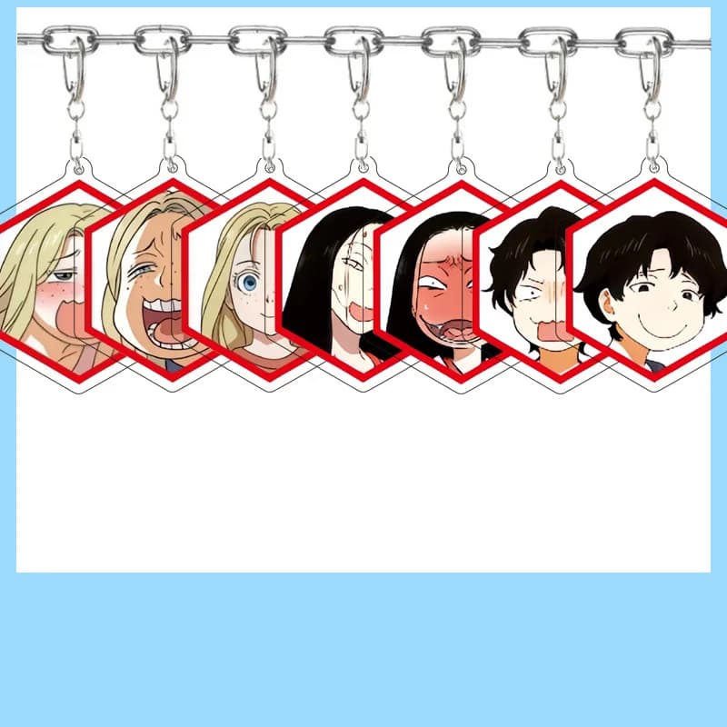 Miss Madara: The Reiwa Demon Goddess Anime Peripheral Acrylic Keychain Charm Cartoon Accessories Friends Girl Gift Key Ring