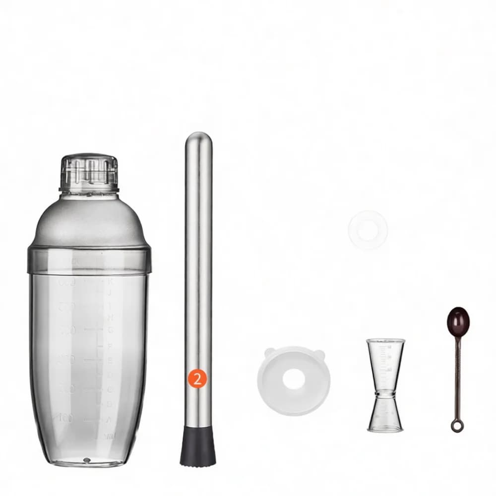 High Capacity Cocktail Shaker Set Milk Tea Maker Shaking Cup Measuring Tool Modern Minimalist Style Drink Mixer