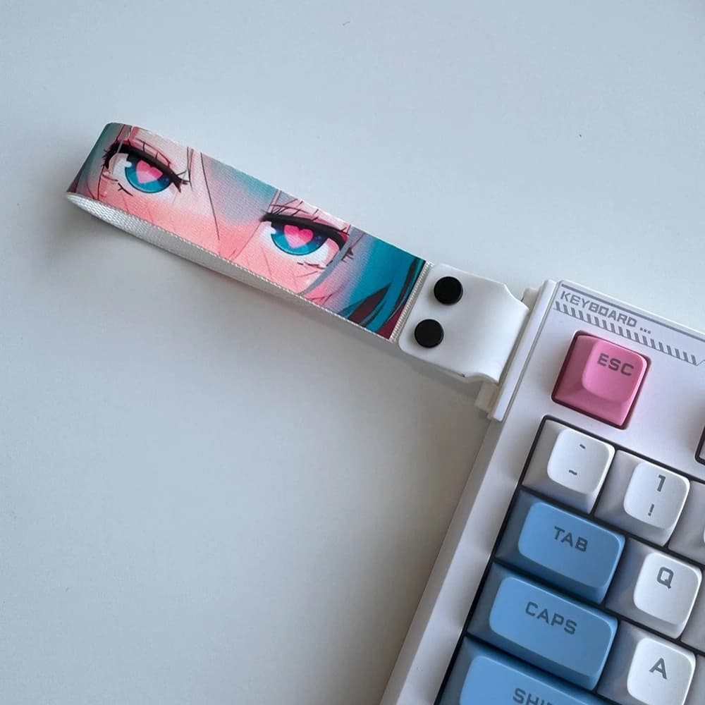 Keyboard Tape for Wooting ATK Custom Mechanical Keyboard Anime Cute Strap Accessories for Office Keyboard Decoration
