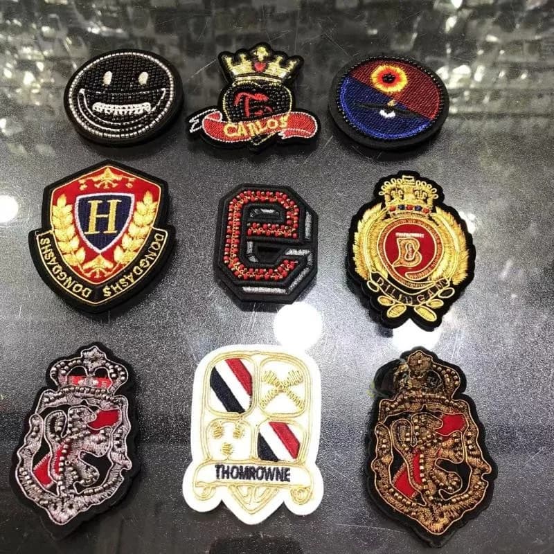 Fashionable Handmade Cartoon Embroidered Patch for Denim Jeans Repair And Decoration Trendy Chest Badge Fabric Sticker