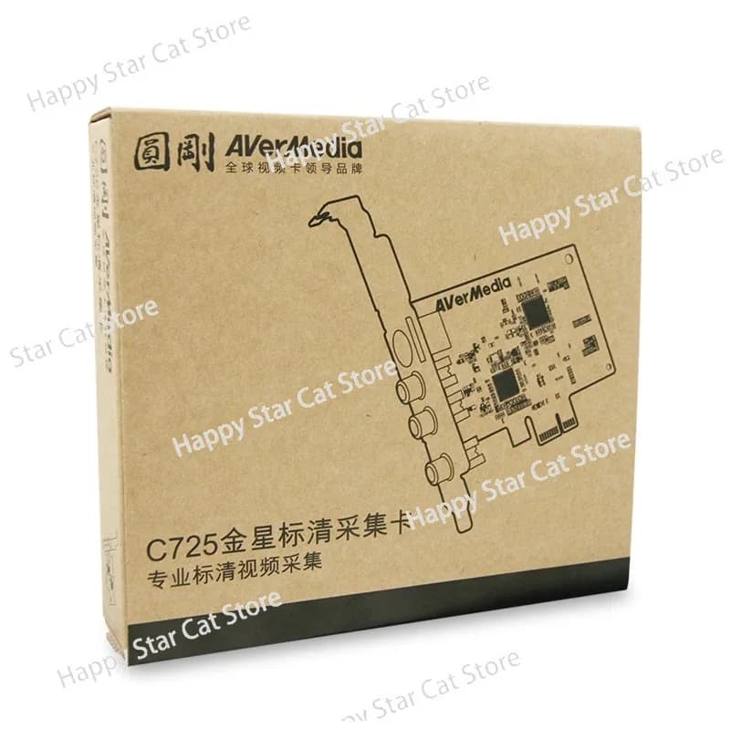 Scheda di Acquisizione Video AV PCI E DVR C725B per AverMedia Terminale AV/S Monitoraggio Video HD Analogico