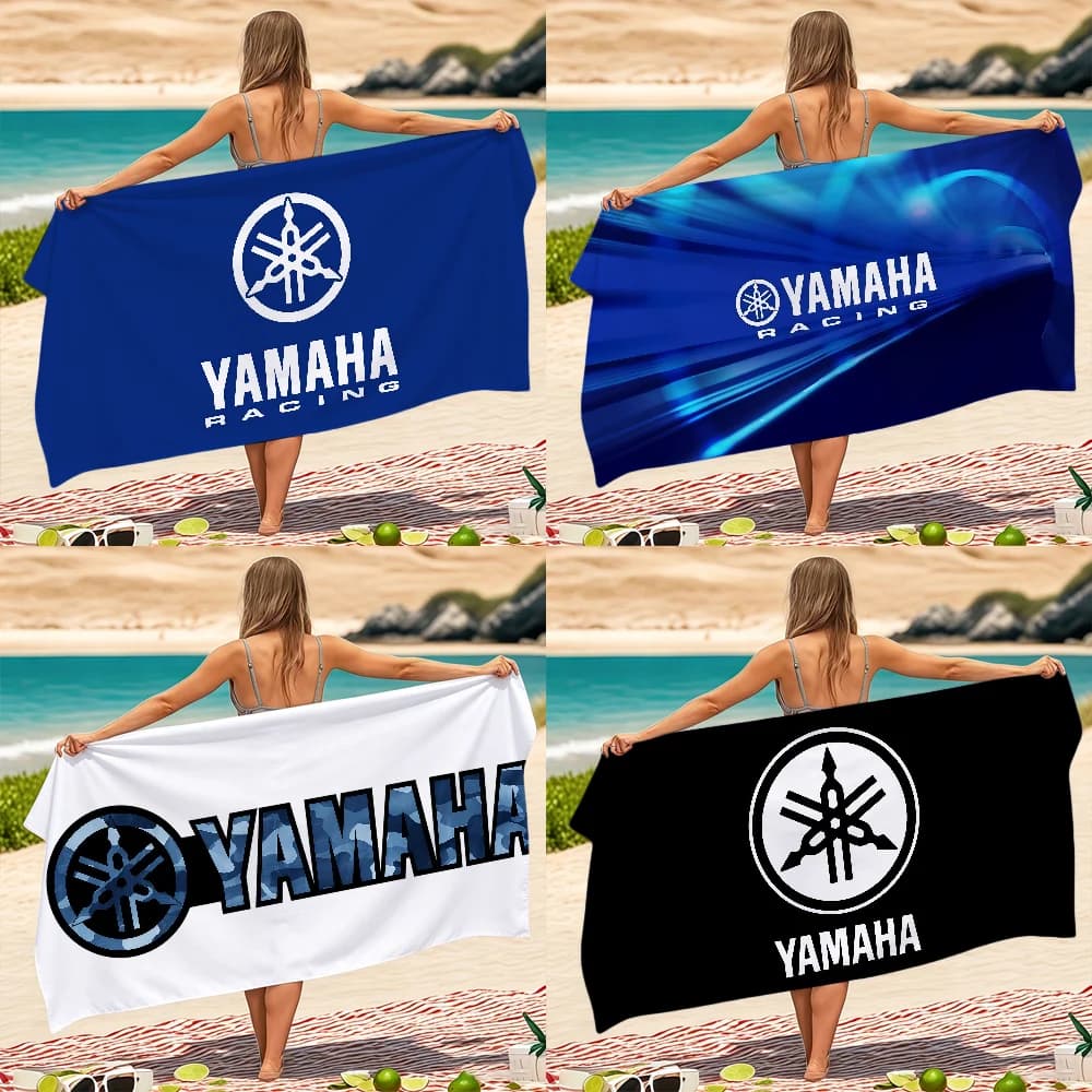 Asciugamano per Moto Y-yamahas, Asciugamano da Spiaggia e Bagno ad Asciugatura Rapida, Leggero e Portatile, per Sauna, Campeggio, Piscina, Viaggi