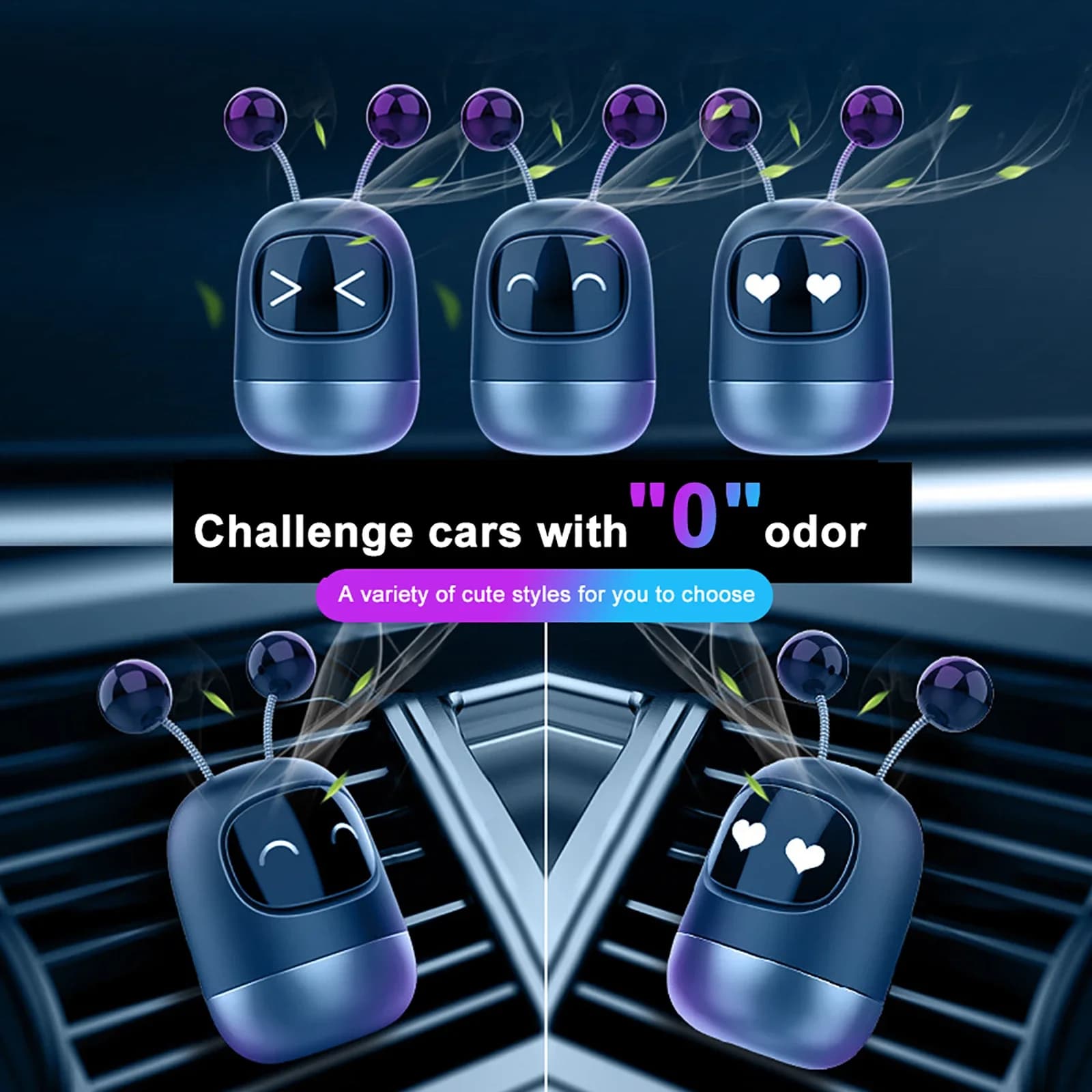 Deodorants for auto car outlet perfume robot air intake clip air conditioner aroma diffuser decorations for auto accessories for cars