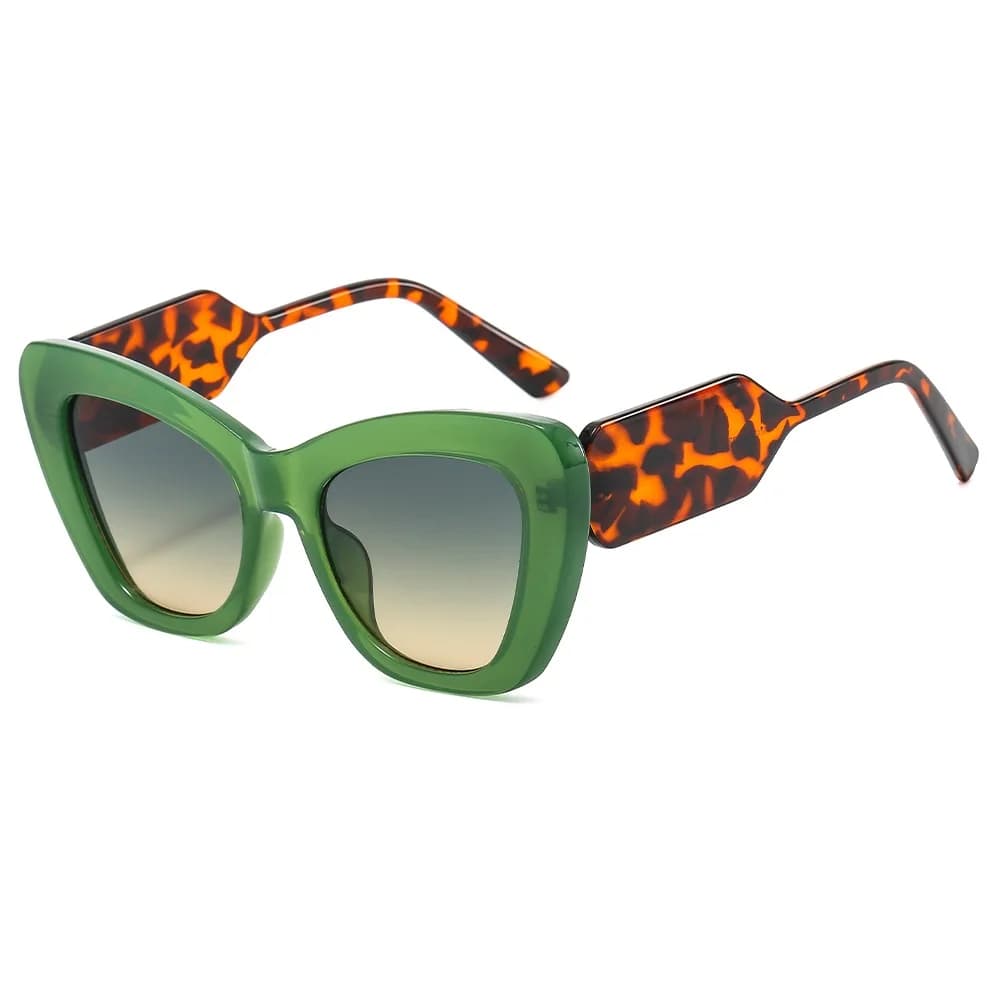 Nuovi Occhiali da Sole Cat Eye alla Moda per Donne, Montatura Oversize Vintage, Occhiali da Sole di Lusso con Protezione UV400