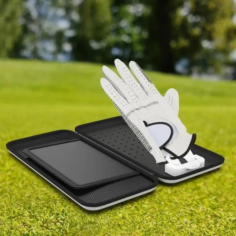 U2JB Custodia per guanti da golf Scatola per guanti con porta guanti Accessori da golf Conservazione palline da golf