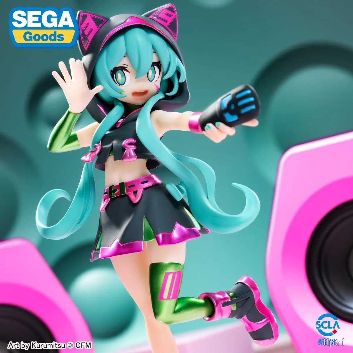 19CM Anime Hatsune Miku Figura Spettacolo teatrale Vestire Modello Giocattolo Regalo Action Figure Bambola da collezione Supporto per concerti
