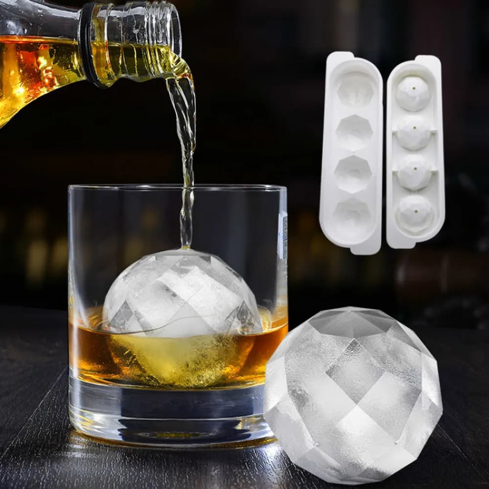 Giappone Stampo per cubetti di ghiaccio Whisky Macchina per palline di ghiaccio Nuova sicurezza in plastica da 5 cm Palla di ghiaccio Fai da te Home Bar Party Cocktail Uso Consiglia