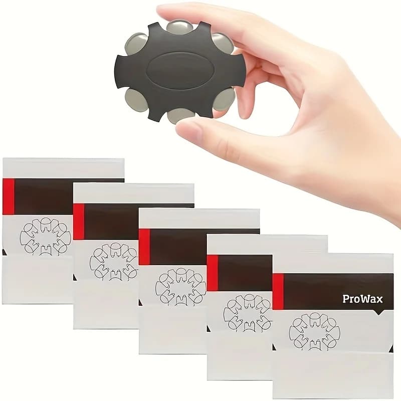 5packs Hearing Aid Wax Guards ProWax Wax Filters for Oticon Hearing Aids（6pcs/pack）Replacement Wax Guards Cleaning Kit