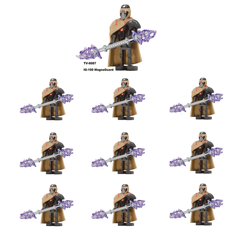 10pcs/set building Blocks Clone trooper Battle Droid Troopers mini action toy doll assembly toy 501st Legion General Grievous
