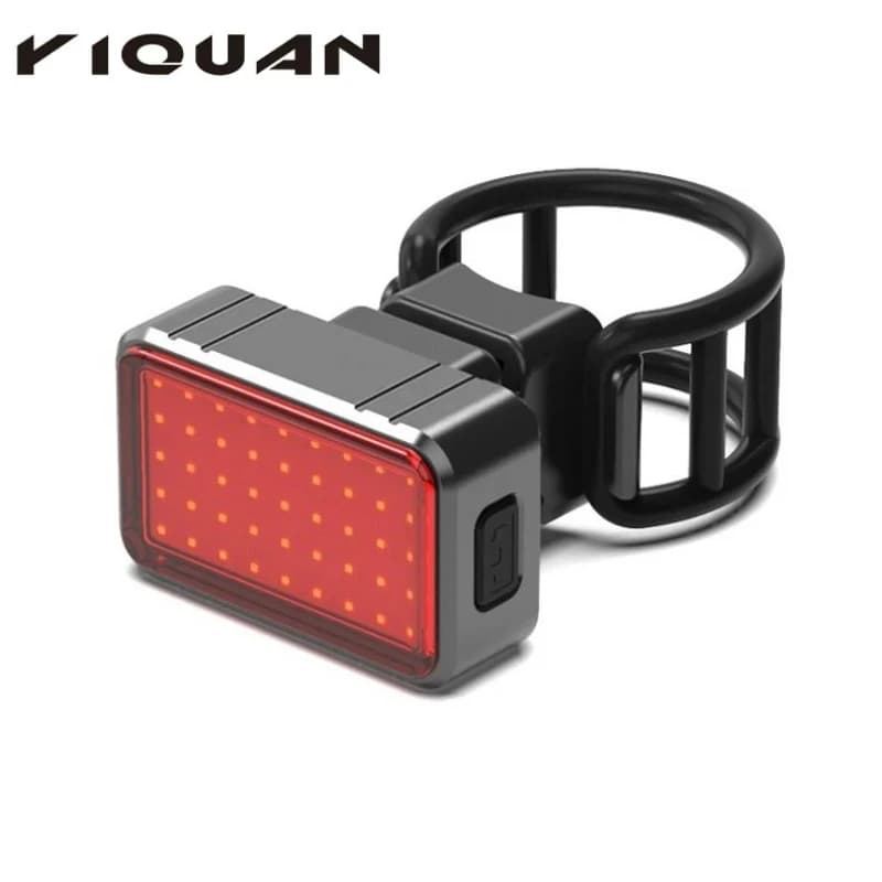 Wholesale Usb Rechargeable Bicycle Rear Light Smart Waterproof Brake Tail Light Bicycle Light