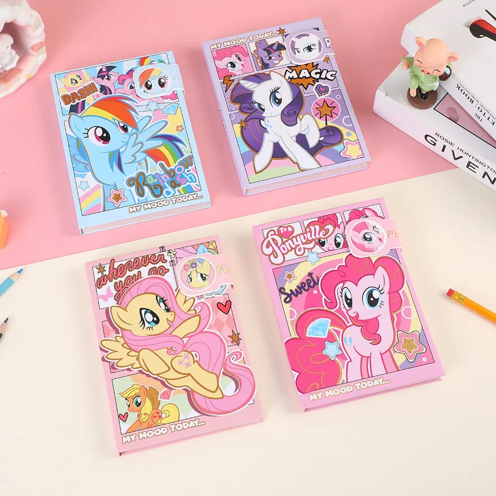 Diario My Little Pony, Quaderno per Bambini, Blocco Note Unicorno Anime, Agenda Studenti, Articoli di Cancelleria, Regalo per Scuola e Ufficio