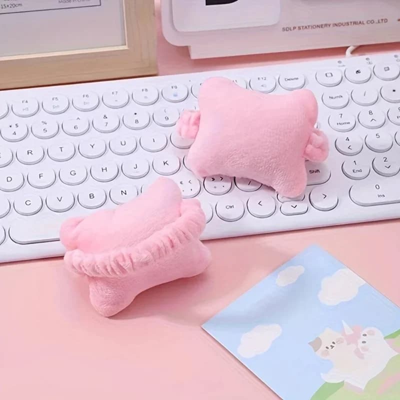 Cuscinetto da polso multiuso per mouse, protezioni per il polso, fascia per capelli, cuscino morbido per il polso del mouse, cuscino per le mani liberamente movibile per impiegati e giocatori