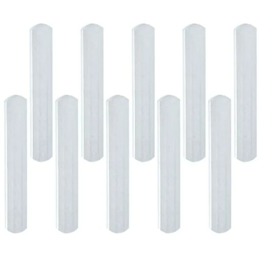 Fitness weights - 10 weighted steel plates for ankle and wrist weights 15 x 2.5 x 0.6 cm, ideal for home workouts and jogging