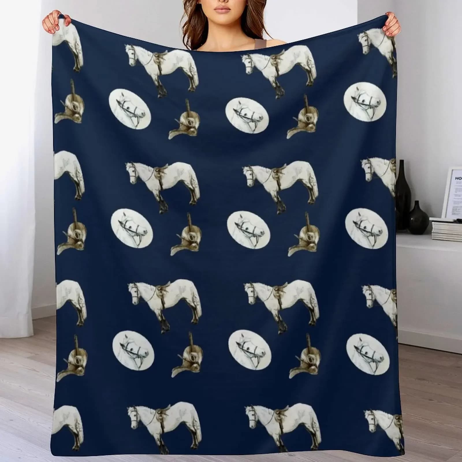 New Forest Pony Shooting Cover Sofas Furry Christmas Decoration Covers for sleeping bag