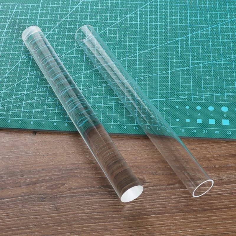 2025 Acrilico Rolling Pin Rod Bar Stick Roller Brayer Argilla polimerica Scolpire Strumenti di ceramica Modellazione fai da te Argilla Estrusore Strumento artigianale