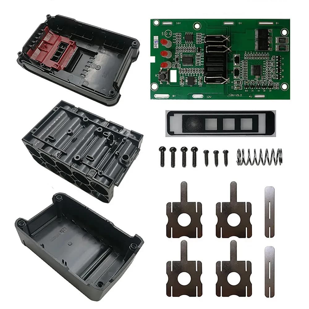 Per il 4511396 custodia per batteria agli ioni di litio custodia per circuito di protezione di ricarica custodia per PCB per coperchio al litio Einhell Power X-Change 18/20V
