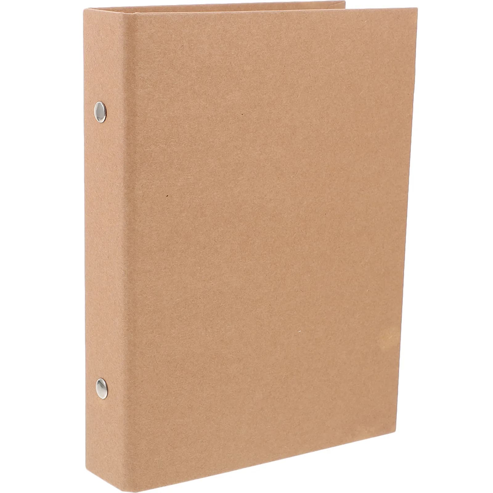 Vintage Kraft Paper Notebook Shell A6 Binder Cover Heavy Duty Loose Leaf Protector for Planner Journal Business Notebook