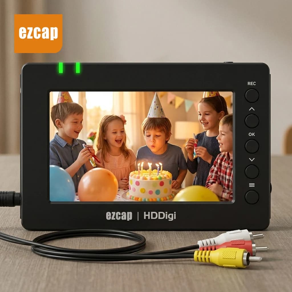 Ezcap278 4K HDMI Game Capture Card Video Recorder H265 H264 Playback USB Flash Drive TF Card Live Streaming for PS5 Xbox Switch