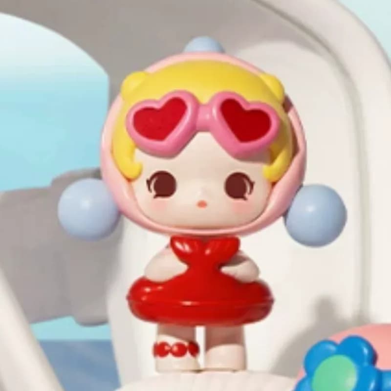 POPMART POP BEAN ISLAND VACATION Series Mini Doll Blind Box Toys Mystery Box Guess Bag Doll Anime Action Figure Birthday Gift