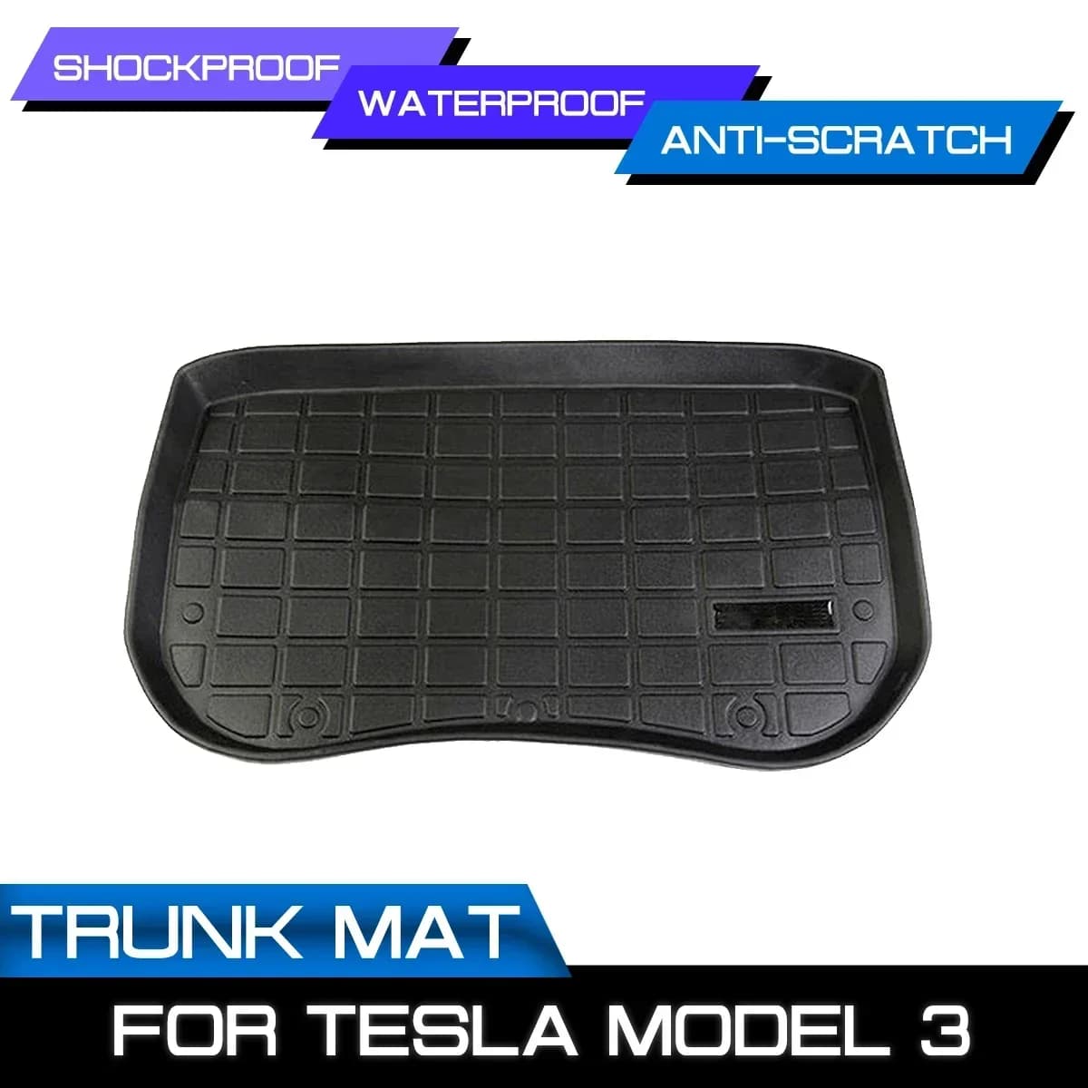 Misura Per Tesla Modello 3 Cargo Anteriore Tappetino TPE Vassoio Impermeabile Tronco Anti-polvere Boot Linea di Carico Accessori Auto Personalizzati
