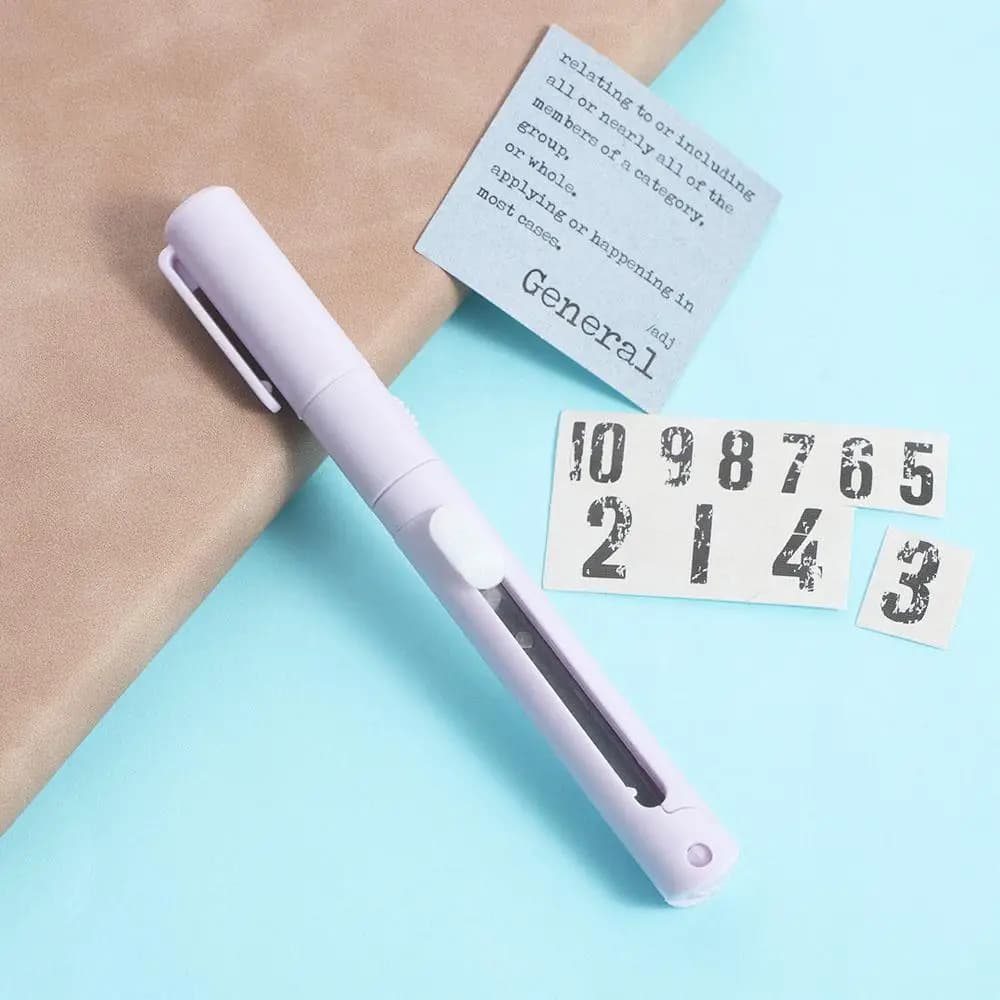 Utensile da Taglio per Cartoleria Sicuro per Lavori su Carta, Mini Taglierino di Precisione per Diari, Taglierino a Penna, Taglierino per Adesivi, Forbici Pieghevoli