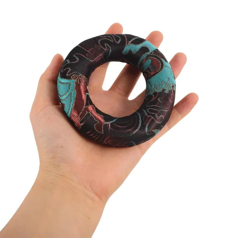 Nepal Singing Bowl Cushion Round Anti-Slip Pad Meditation Mat for Yoga Crystal Sound Bowls Sound Therapy Accessories
