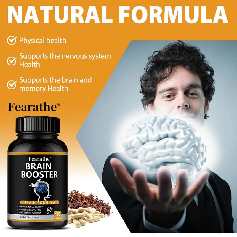 Supplement Nootropico Ginkgo Biloba + Rhodiola + Vitamin B12 - Support for Memory, Concentration, Energy, Umore, Health Nervous and Cardiaca