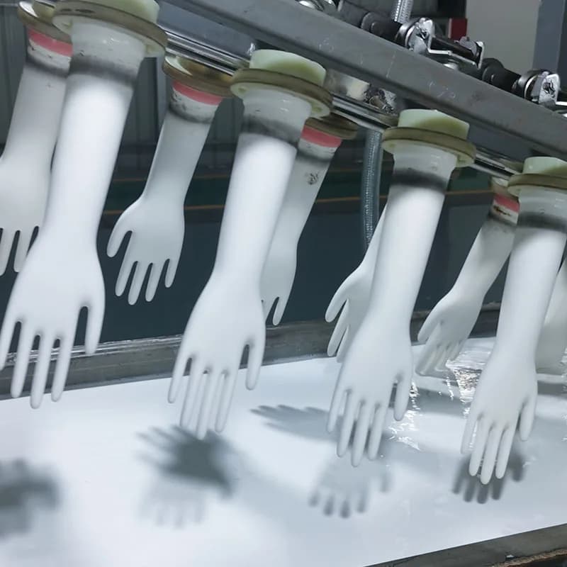 Macchina Automatica per la Produzione di Guanti in Nitrile per Esami Medici, Linea di Produzione di Guanti in Lattice Non Sterili