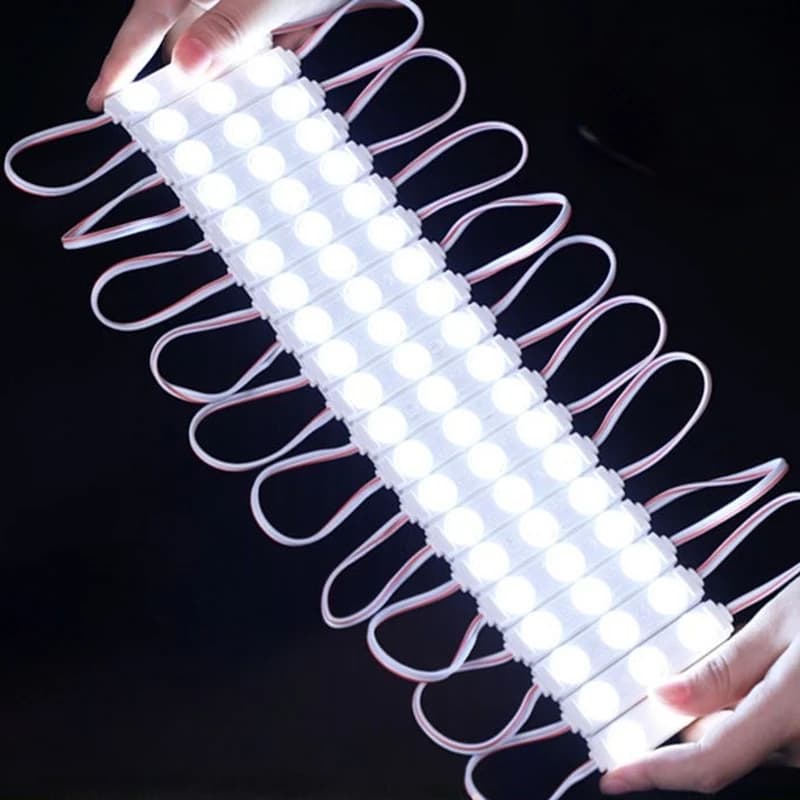 20 pz DC 12 V Modulo LED Luce SMD 2835 Super Luminoso Esterno Impermeabile Retroilluminazione per Negozio Segno Luce-box Decorazione Pubblicitaria