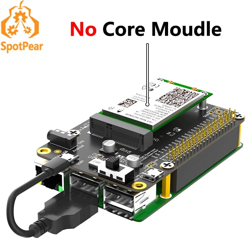 Raspberry Pi 3G/4G/LTE HAT Mini PCIe for Samsung ARTIK /Rock64 /Asus Tinker /Latte Panda
