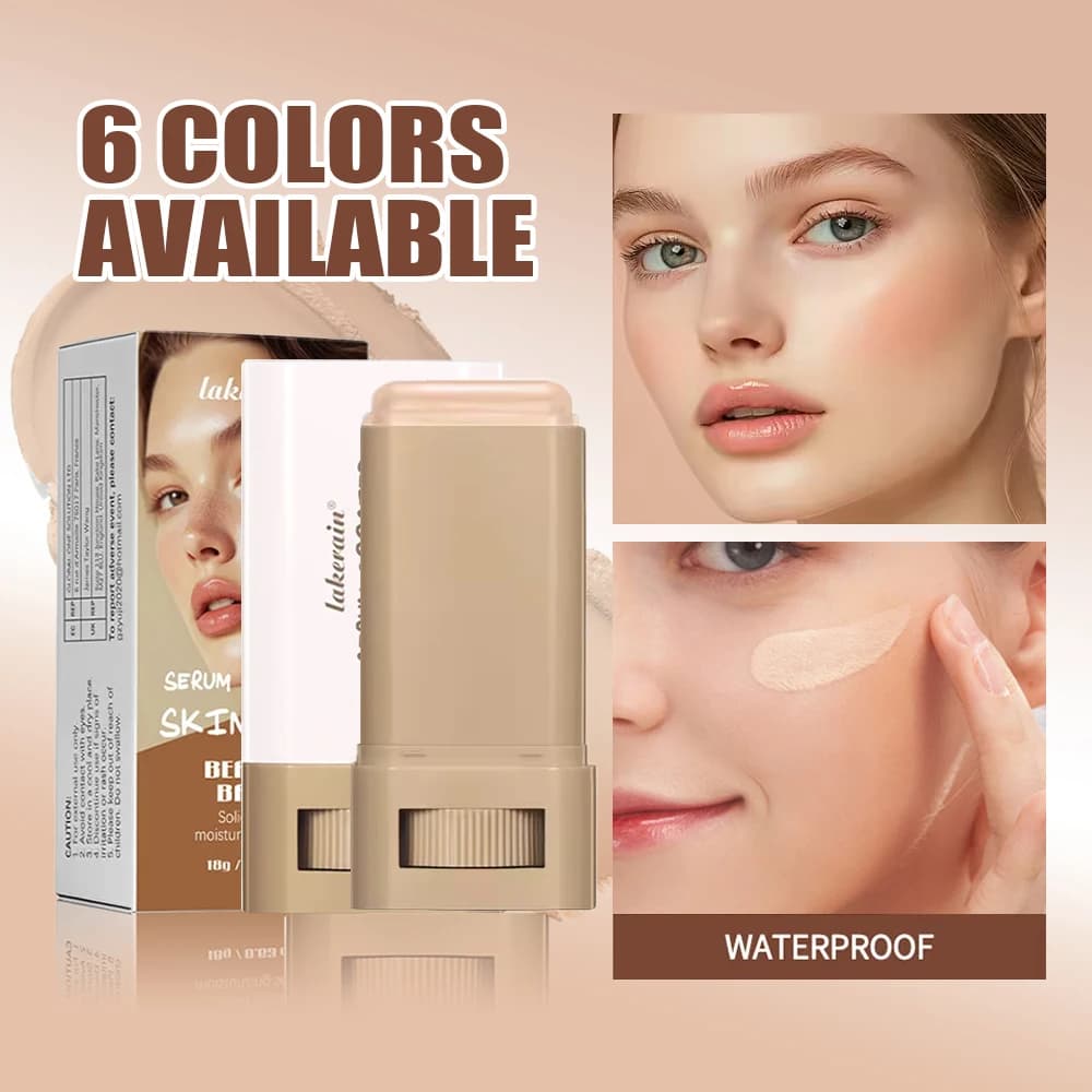 Stick Foundation Balsamo Correttore impermeabile a lunga durata Crema schiarente Finitura Fondotinta viso Contorno Stick Trucco di bellezza