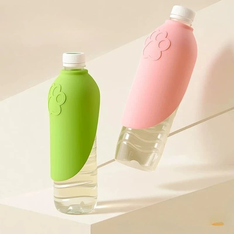 Bottiglia d'Acqua Portatile per Cani con Adattatore, Ciotola Antigoccia per Bere, Dispenser d'Acqua per Cuccioli e Gatti, Accessori per Animali Domestici