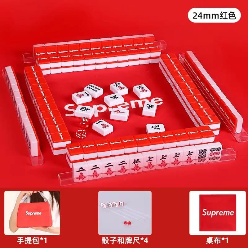 24mm Mini Pepa Pig Sanrio Hello Kitty Mahjong Gioco da tavolo Set Intrattenimento Carte da gioco Portatile Rosa Blu Mahjong Gioco Giocattoli