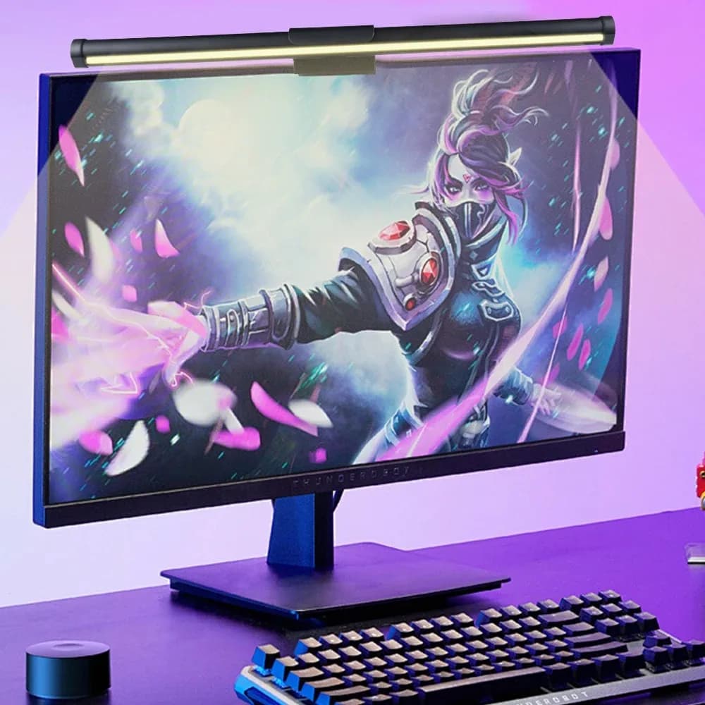 RGB LED Strip for Monitor PC, Notebook Light, Night Light with Adjustable Color Temperature, Atmosphere Lamp for Reading and Studio