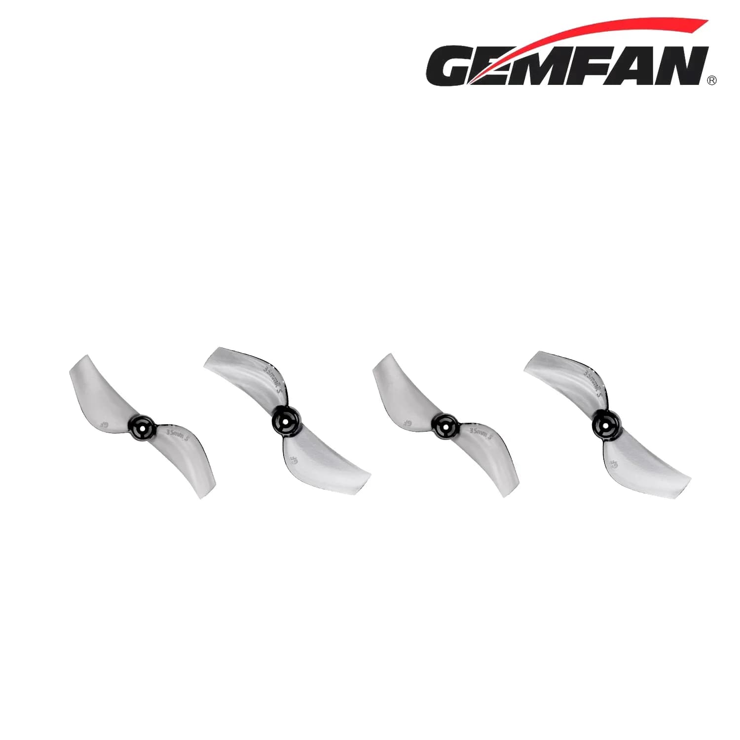 4 Paia (4CW+4CCW) di Eliche Gemfan 35mmS-2 a 2 Pale con Foro da 1mm