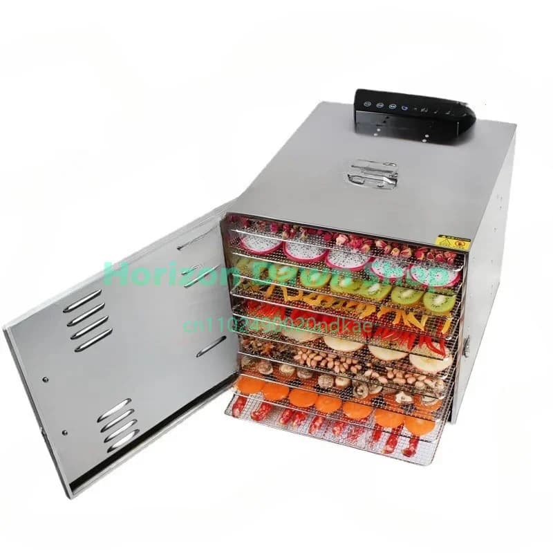 Fruit and vegetable dryer Stainless steel dried fruit food Pet food Air dryer Refrigerator