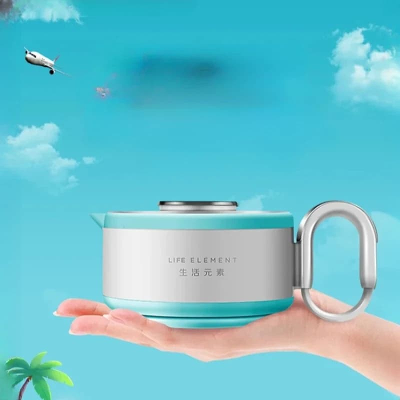 Life Elements bottiglia d'acqua pieghevole bollitore elettrico portatile isolamento a temperatura costante viaggio integrato Mini uso domestico