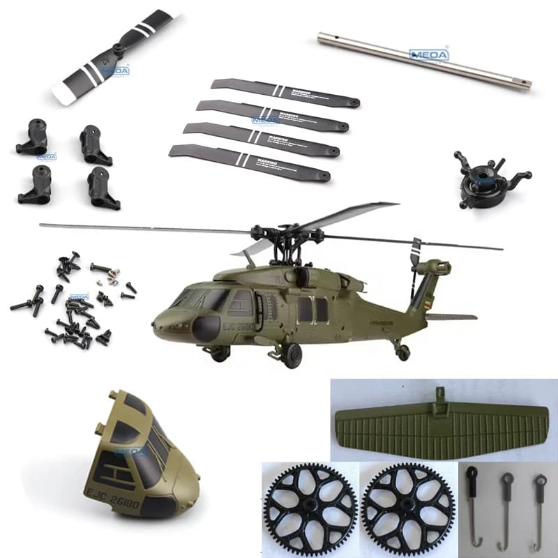 WLtoys XKS K170 RC Aereo Elicottero Pezzi di Ricambio Motore/Scheda Circuiti/Servo/Lame di Coda/Vite/Guscio/Elica/Ricevitore