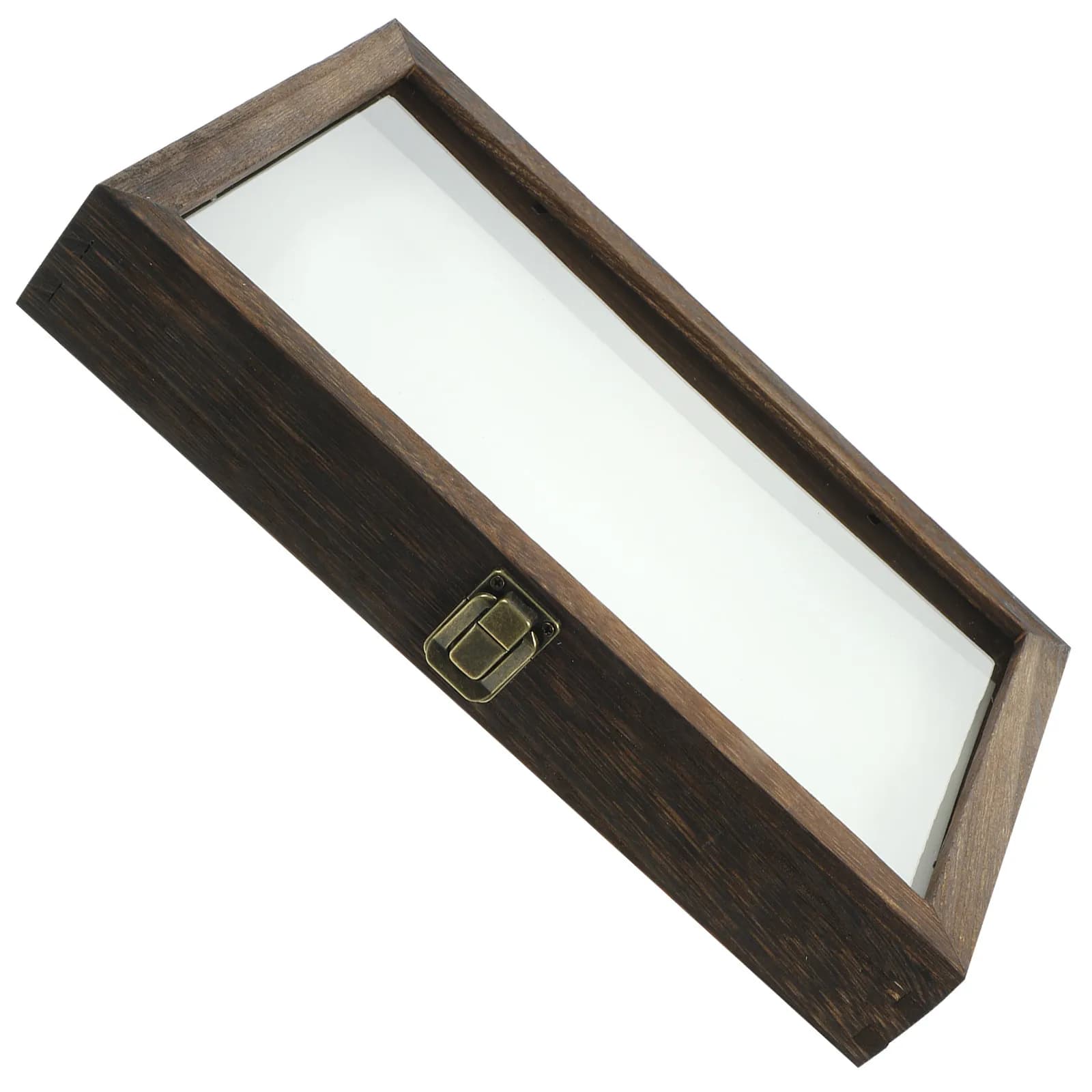 Set di 1 Scatola Espositiva per Insetti con Coperchio Trasparente e Cornice in Legno, Contenitore per Collezione di Farfalle e Insetti 12.18x8.65x1.57in