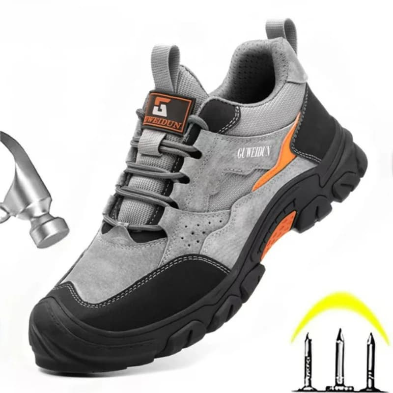 Men's Anti-slip Shoes Workwear with Steel Tip Men's Anti-slip Boots Anti-slip Shoes Indestructible Comfortable and wear-resistant sneakers