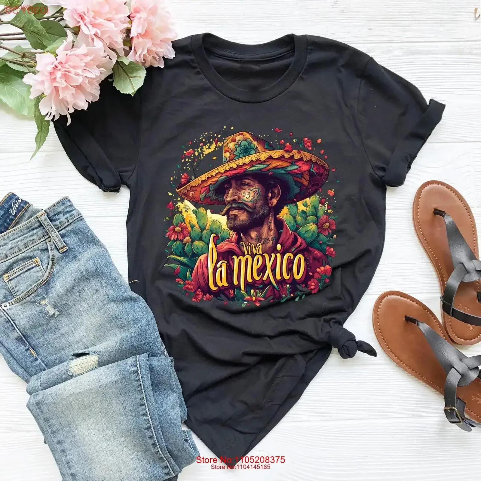Viva La Messico Fiesta Messicana T Shirt 5 De Mayo Cinco Party s Drinko Festival vintage Lavato Unisex Allungato Morbido Traspirante