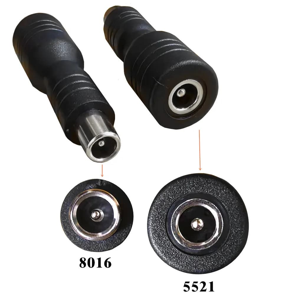 Adattatore di alimentazione CC da 8.0*1.6/8.0x1.6mm maschio a 5.5x2.1mm femmina per laptop Xiaomi, per ricarica scooter elettrico, connettore jack CC